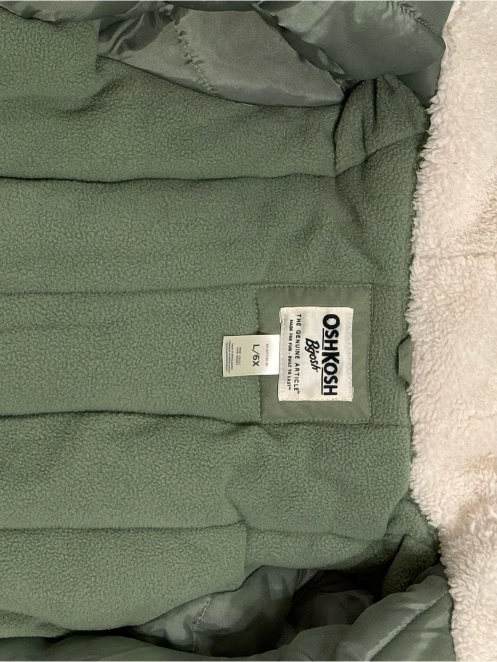 OshKosh Bgosh warm hooded